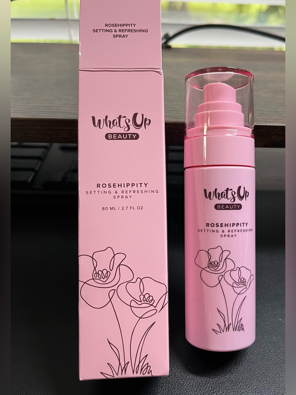 What's Up Beauty Rosehippity Setting & Refreshing Spray - Pink